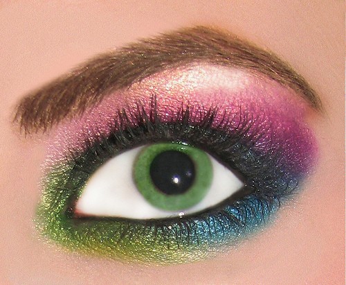 rainbow eyeshadow ben nye and m.a.c. by pumpkincat210 digital product photo
