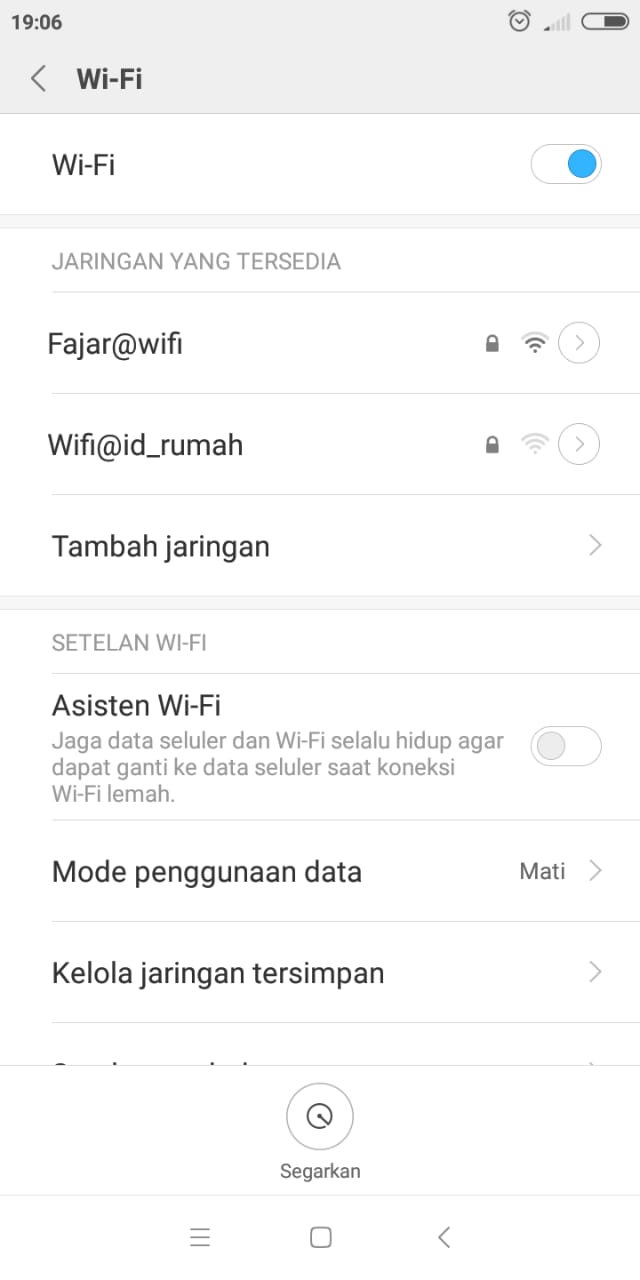 wifi HP