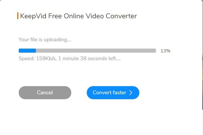 Convert video dengan KeepVid