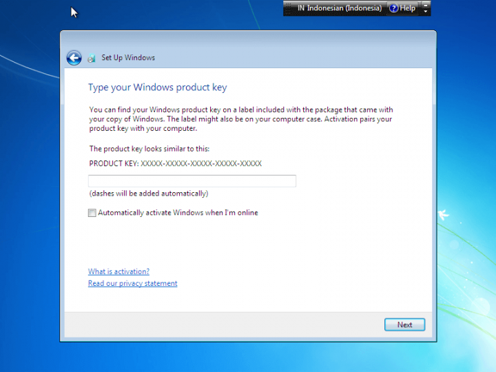 cara instal ulang laptop asus windows 7 dengan flashdisk