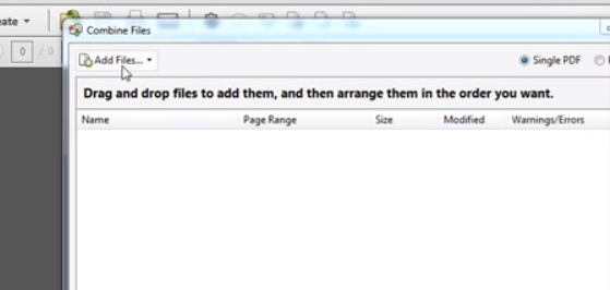 Cara menambahkan file PDF di Adobe Reader untuk digabungkan menjadi satu